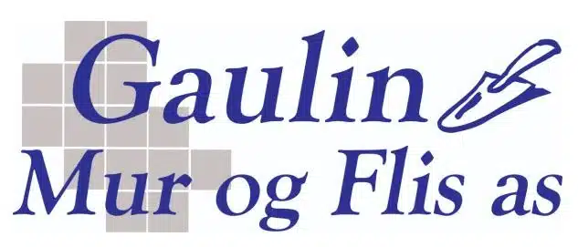 Logoen til gaulin mur og flis AS